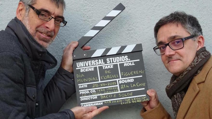 Josep Maria Dacosta i Joan Manuel Soldevilla, amb l&#039;Orgull Figuerenc.