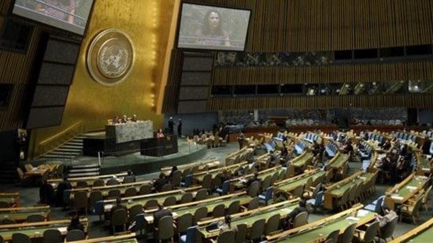 Sessió de l&#039;Assemblea General de l&#039;ONU, el 20 de febrer a Nova York