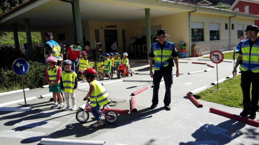 Educación vial para los niños de Moaña