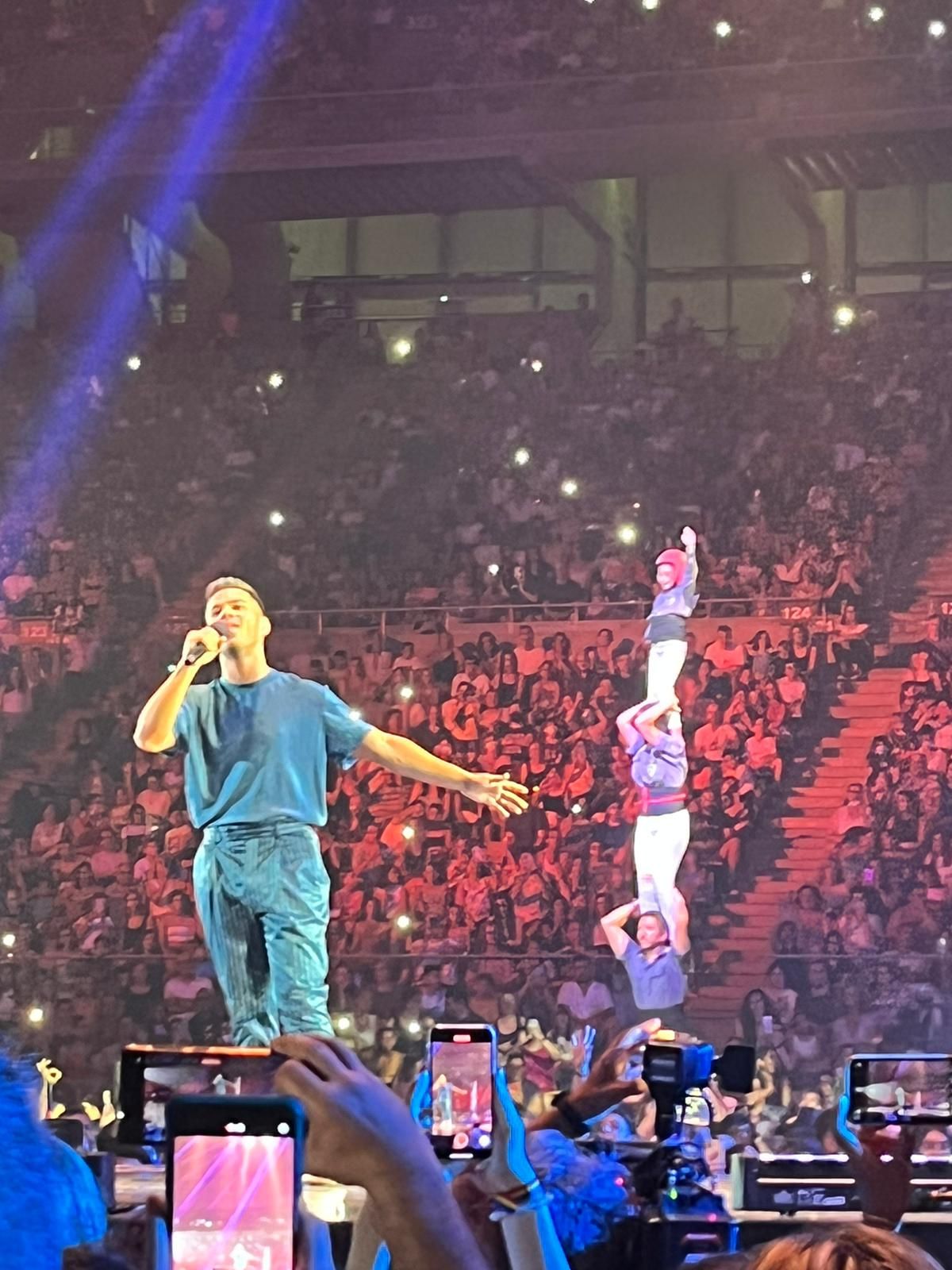 Pedro da Costa al concert d'Eufòria al Palau Sant Jordi