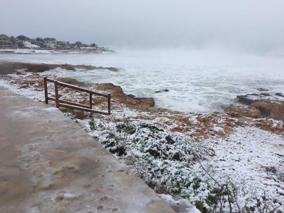 Nieve en Dénia.