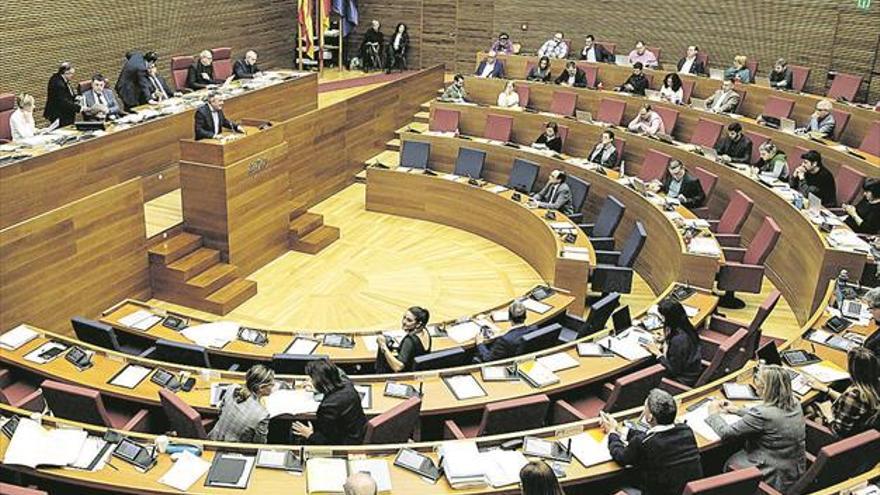 Les Corts validan en un ambiente de bronca las cuentas para 2020