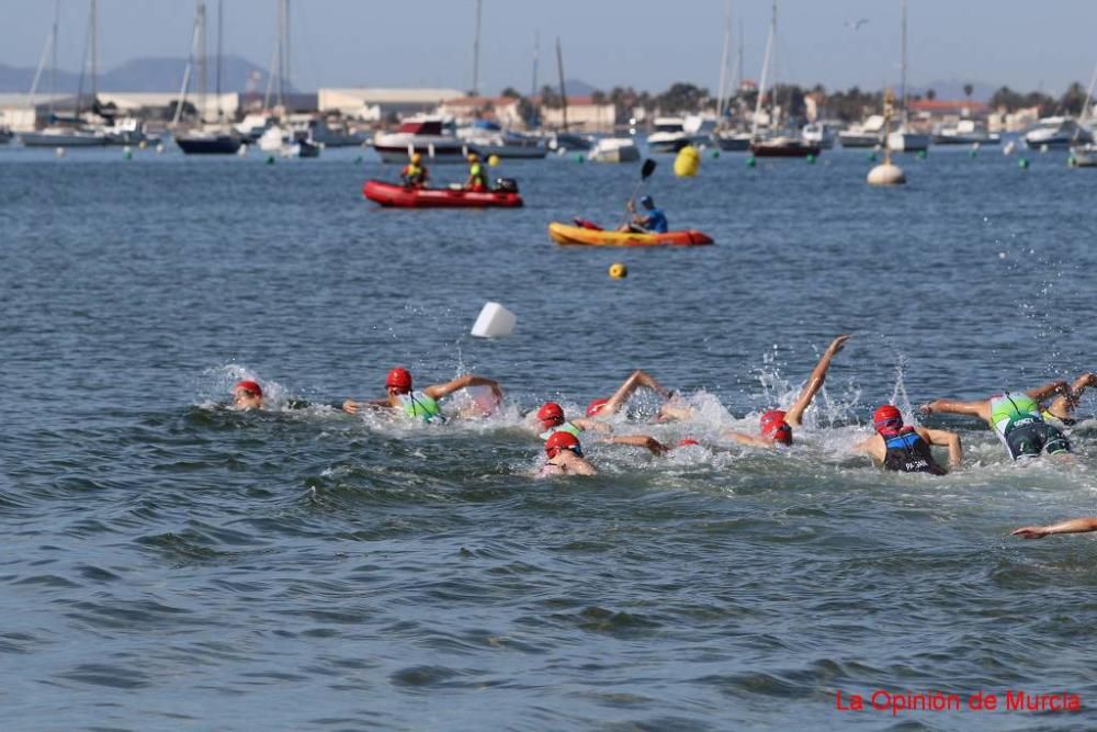 Final de triatlón de Deporte en Edad Escolar