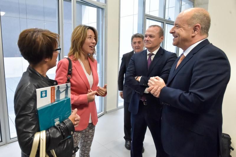 18-01-2018 LAS PALMAS DE GRAN CANARIA. Xiana Méndez, secretaria de Estado de Comercio, en el foro de la Asociación para el Progreso de la Dirección en Canarias, en Cajamar. Fotógrafo: ANDRES CRUZ  | 18/01/2019 | Fotógrafo: Andrés Cruz