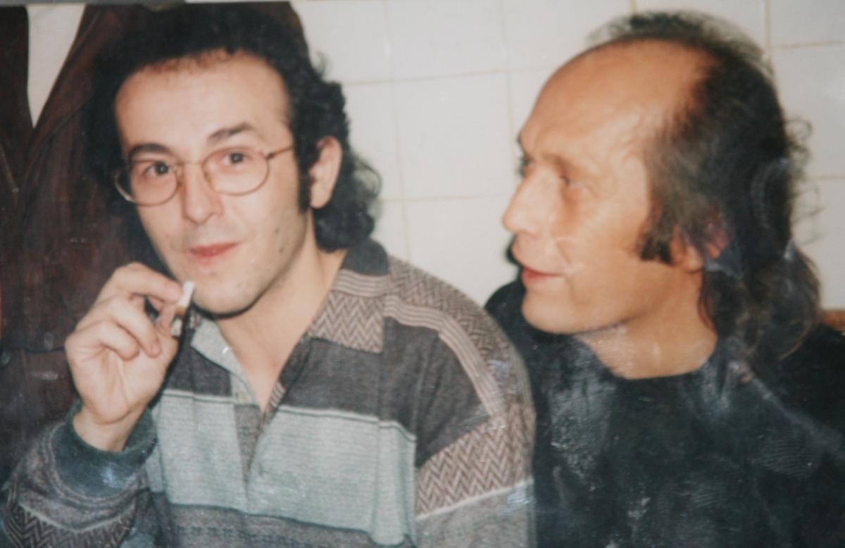 Miguel Aguilera junto a Paco de Lucía