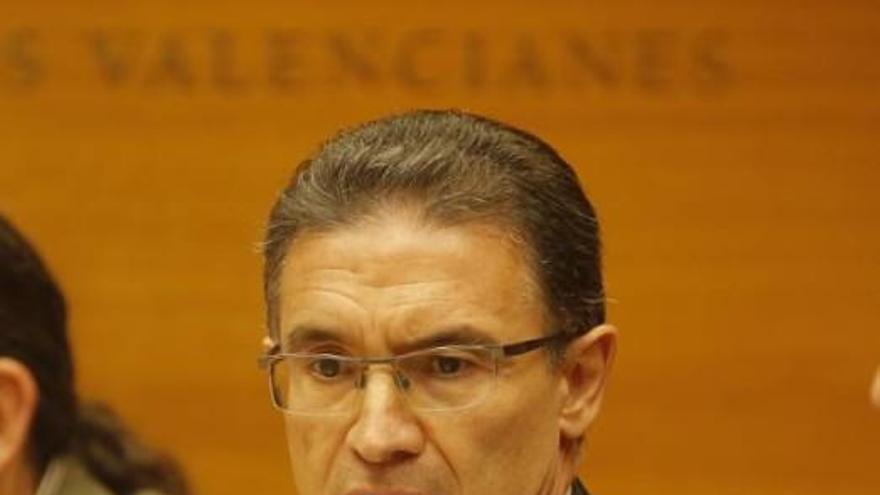 Serafín Castellano, durante su comparecencia de hoy.