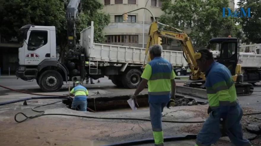 Una avería deja sin agua las barriadas de el Fortí, el terreno y Son Armadans