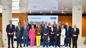 Dirigentes de la CEOE, en la jornada sobre absentismo organizada por la patronal