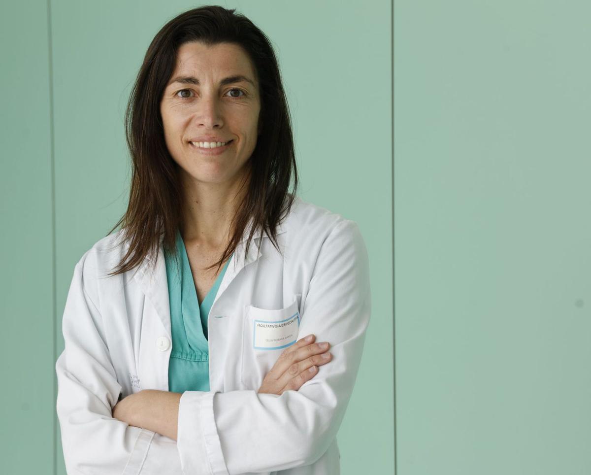 La responsable de la Unidad de Melanoma del área,Celia Posada.