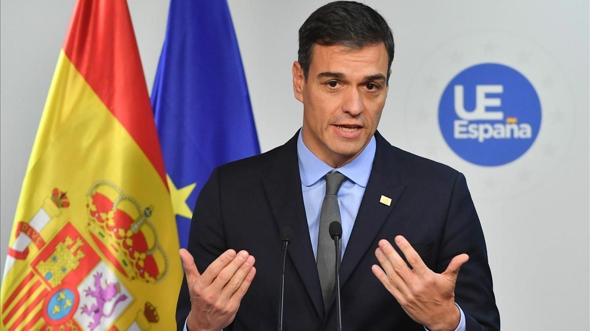 fcasals46023027 spain s prime minister pedro sanchez speaks during a press c181125123917