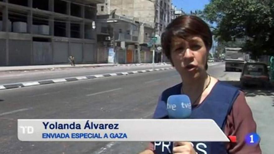 La periodista Yolanda Alvárez.