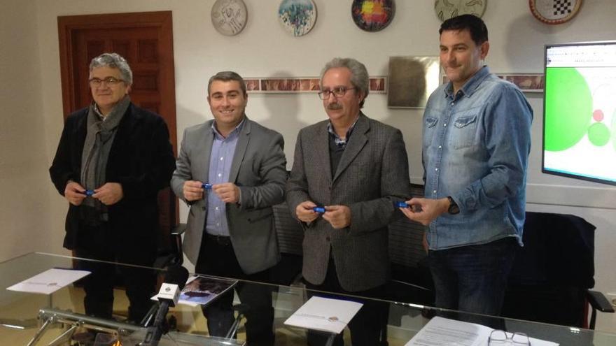 Antoni Rodríguez, Virgilio Moreno, Àngel Garcia y Gori Ferrà presentaron ayer las cuentas.