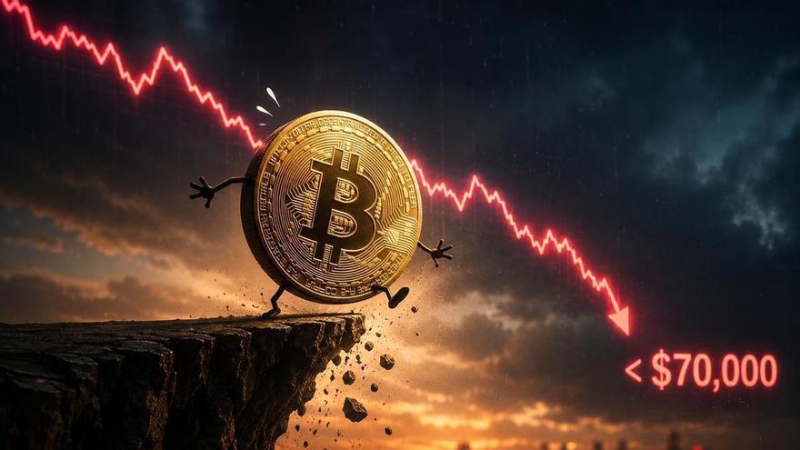 Bitcoin pierde un nivel psicológico clave por primera vez en casi dos meses y enciende una alerta en el mercado cripto