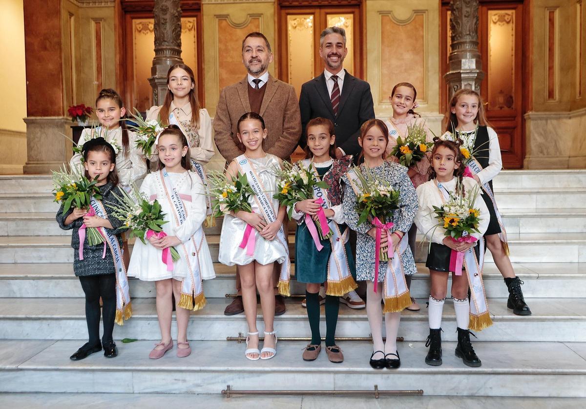 Recepción a las 32 candidatas a reinas del Carnaval de Santa Cruz de Tenerife 2026