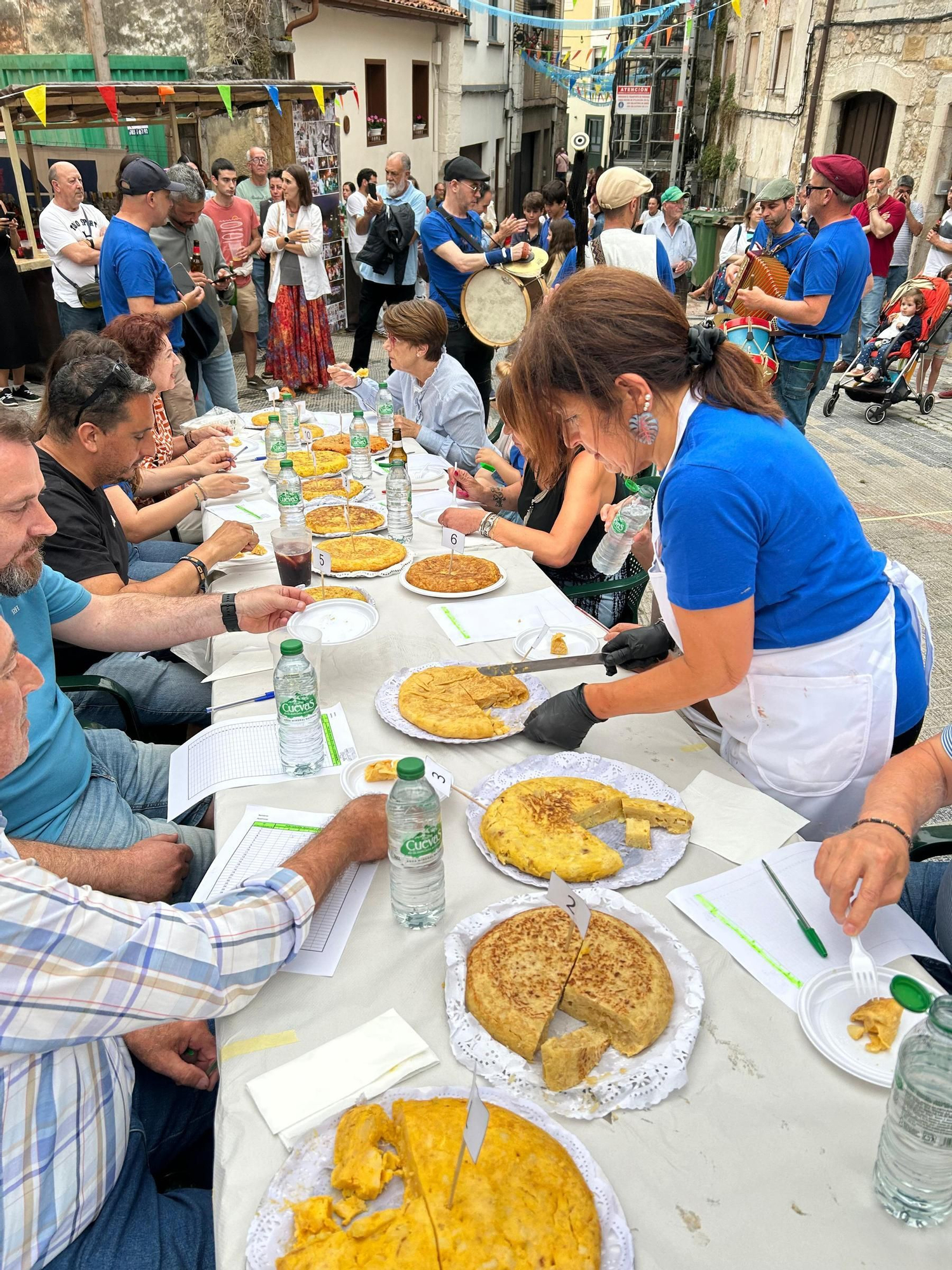 Fiesta de San Juan en el barrio de El Portiellu, en Ribadesella