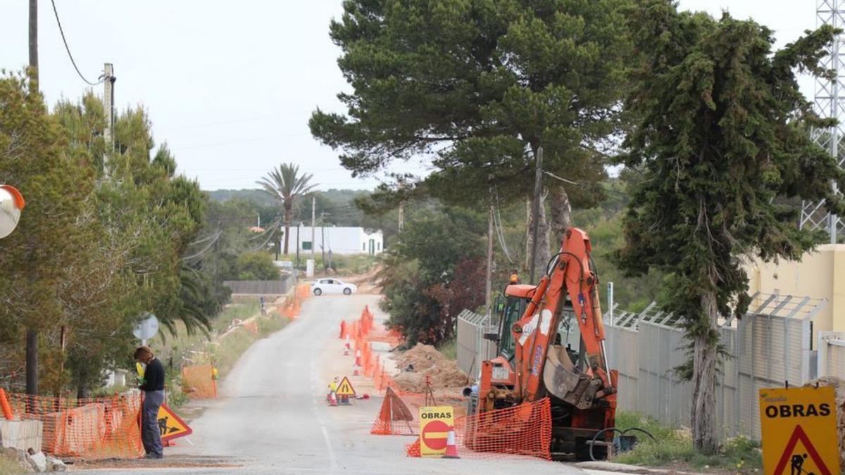 La carretera de es Ca Marí sigue cortada. | C.C.