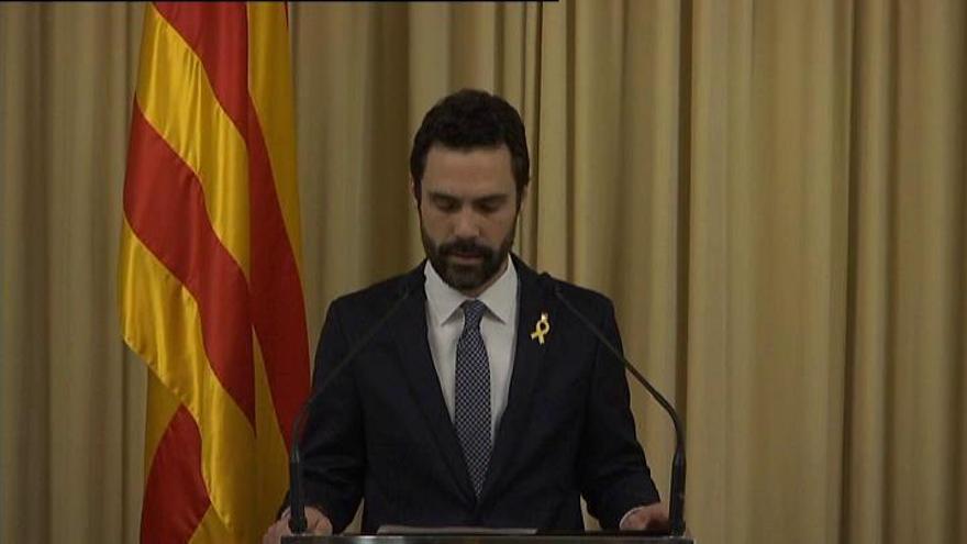 Torrent: &quot;Propongo al diputado Carles Puigdemont como candidato a la presidencia de la Generalitat&quot;