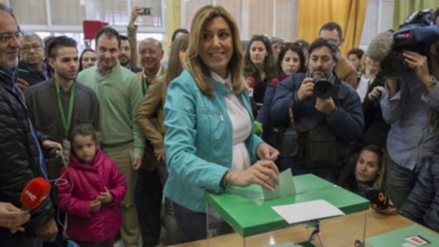 Los candidatos andaluces votan y animan a votar