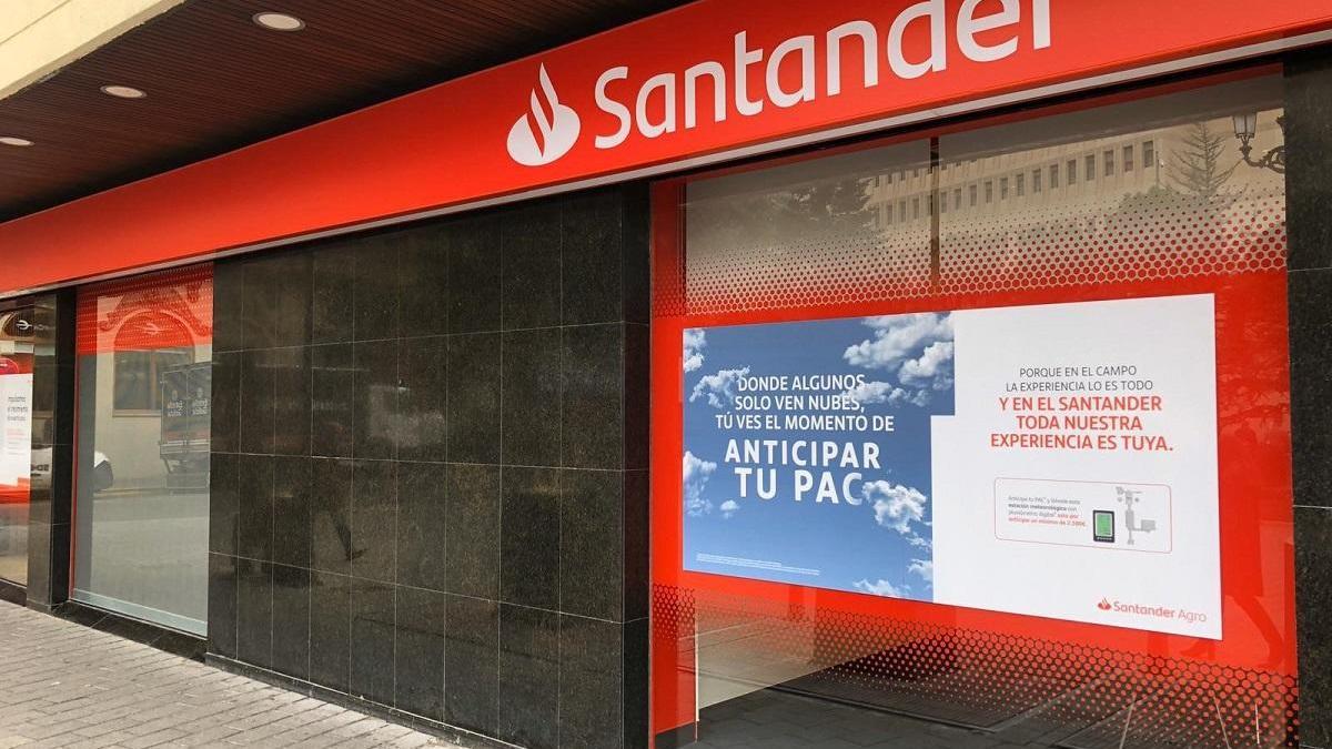 Una oficina del Santander.