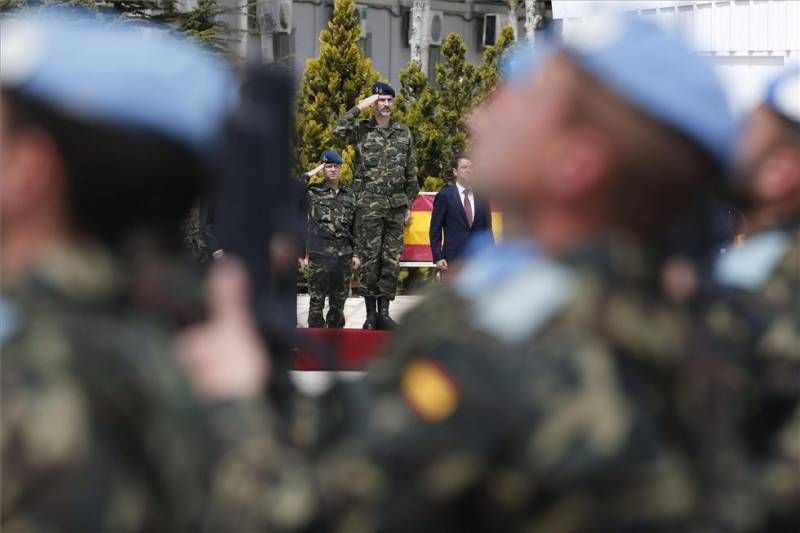 FOTOGALERÍA / Visita del Rey a la base de la Brigada de Cerro Muriano en Líbano