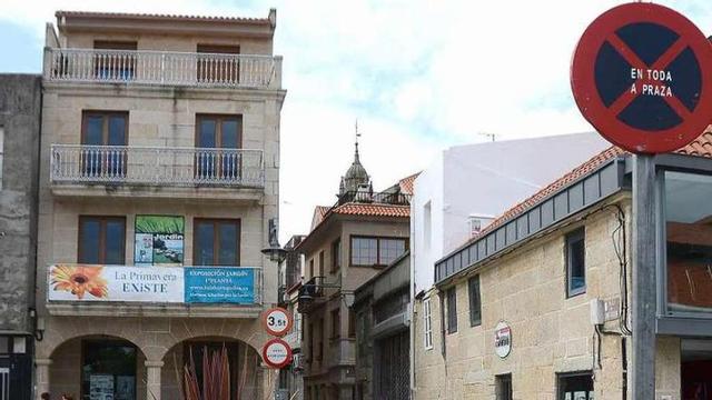 Vista de la Calle Real de Cangas, donde Concepción Justo tenía un importante comercio en la segunda mitad del S.XIX. // G.Núñez