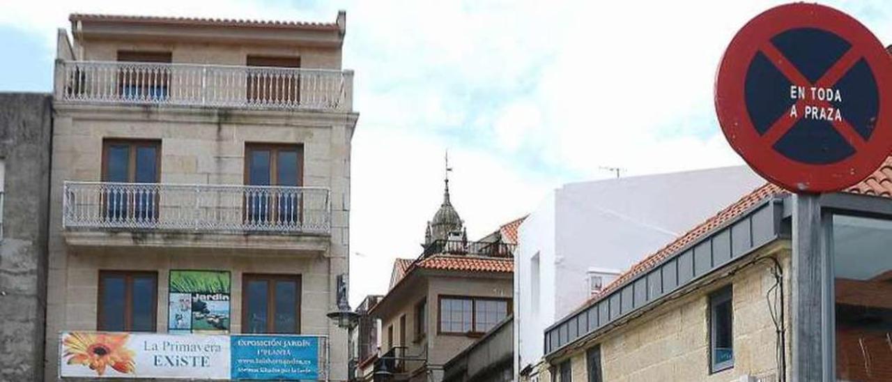 Vista de la Calle Real de Cangas, donde Concepción Justo tenía un importante comercio en la segunda mitad del S.XIX. // G.Núñez