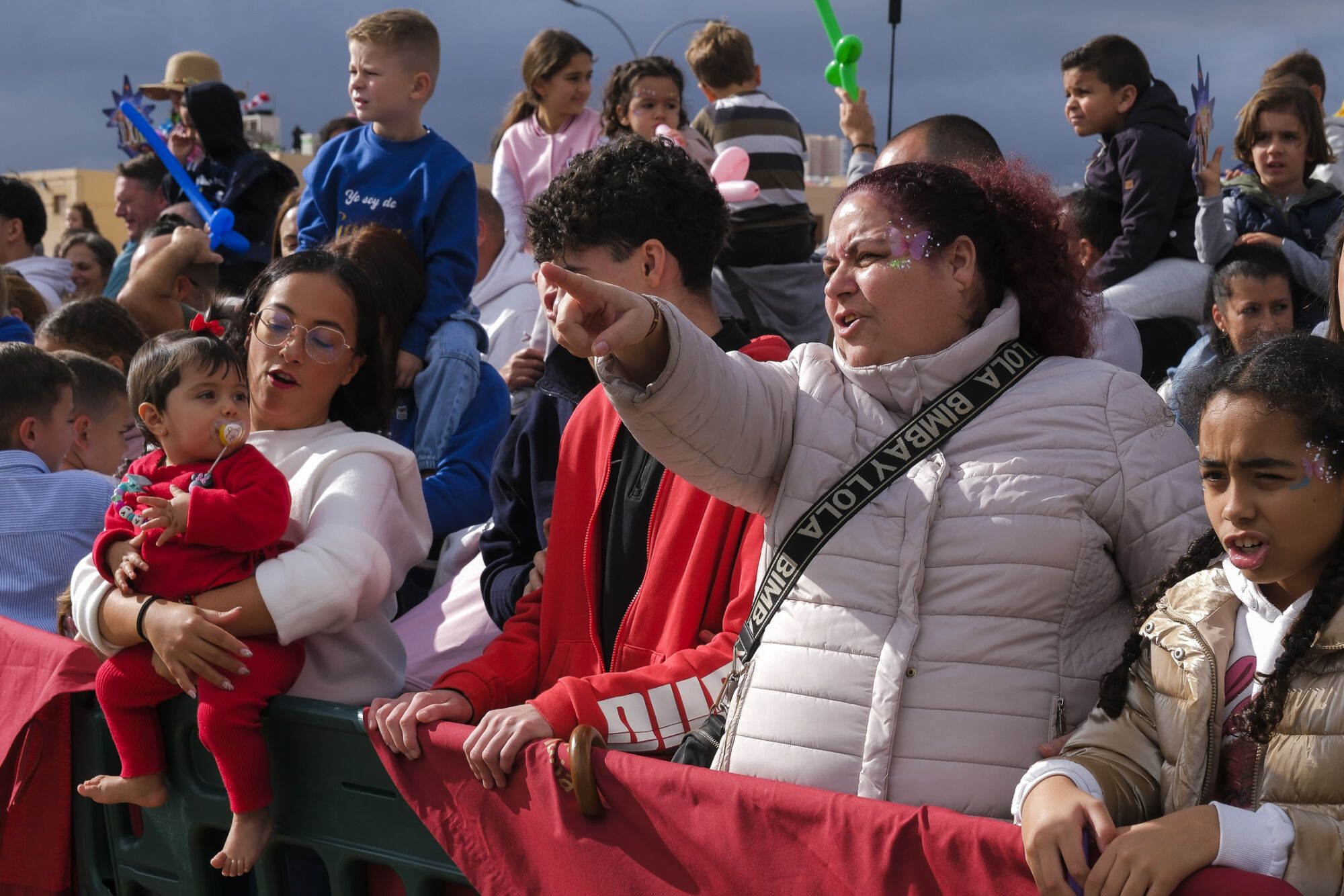 Llegada de los Reyes Magos, en la Base Naval 