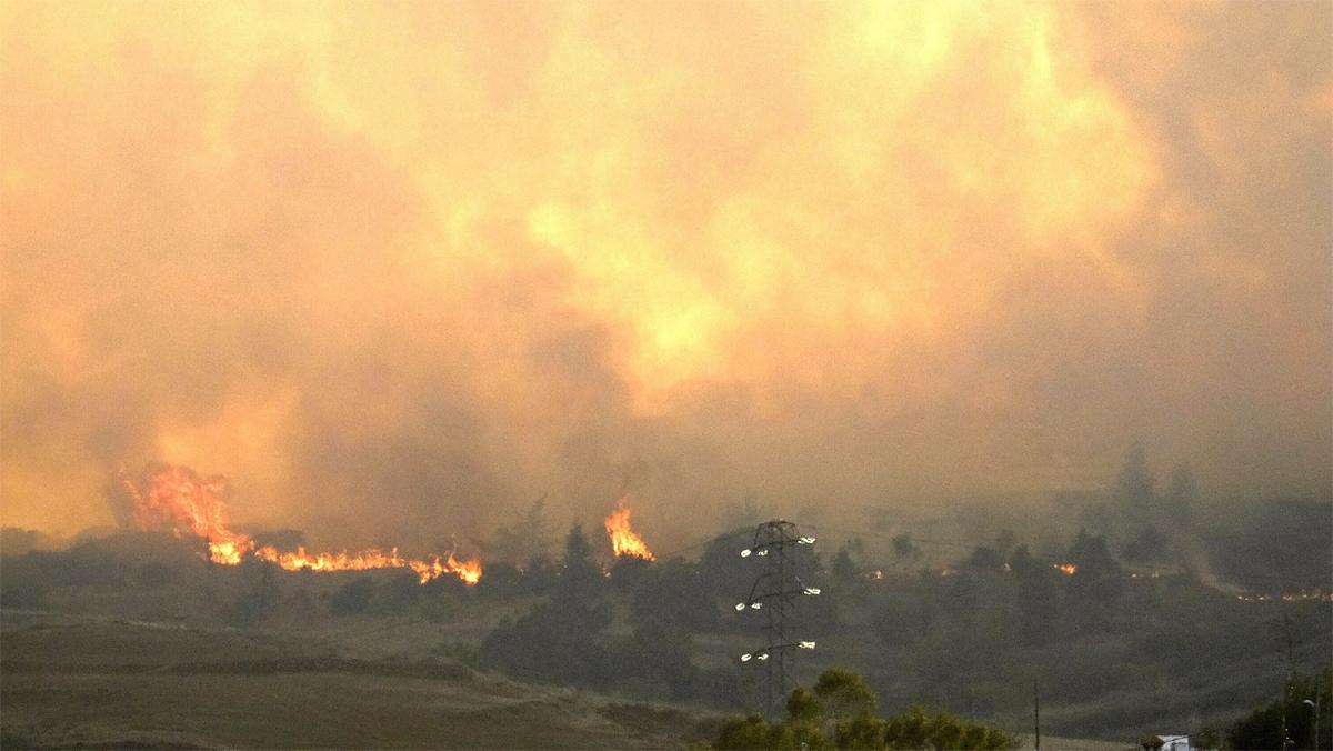 Incendi a Gran Canària.