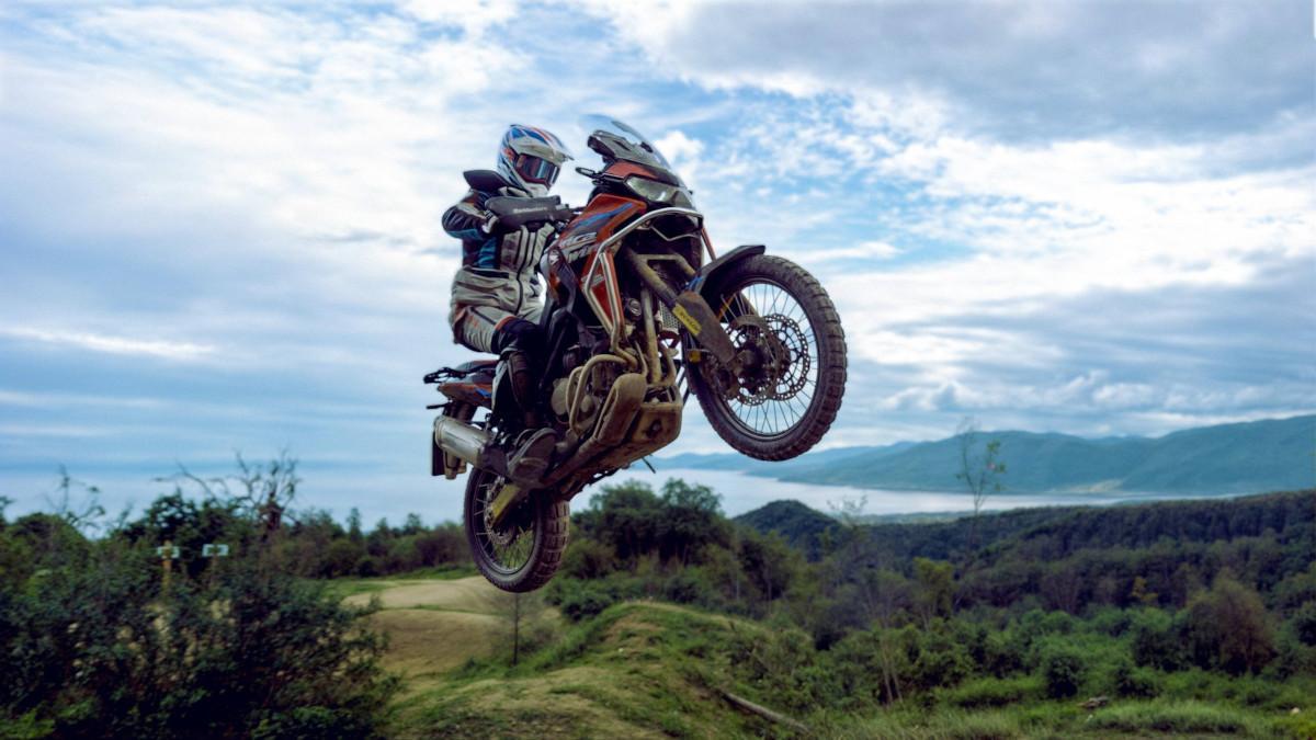 Moto de la firma Honda