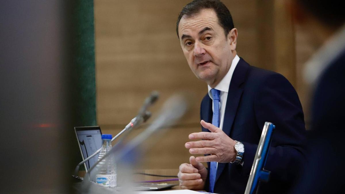 José María Muñoz, administrador judicial del Málaga CF, en una imagen de archivo.