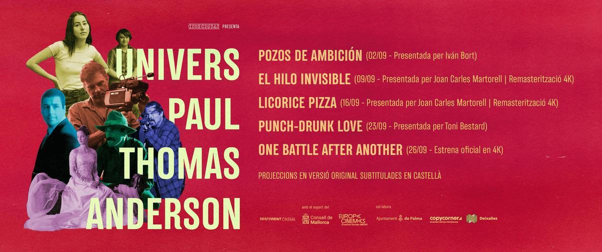 Programación del ciclo de CineCiutat dedicado a Paul Thomas Anderson