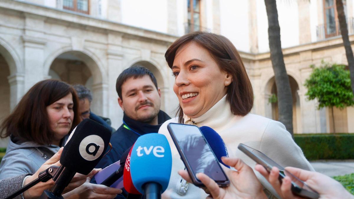 Diana Morant valora el nombramiento de Arcadi España como ministro de Hacienda.