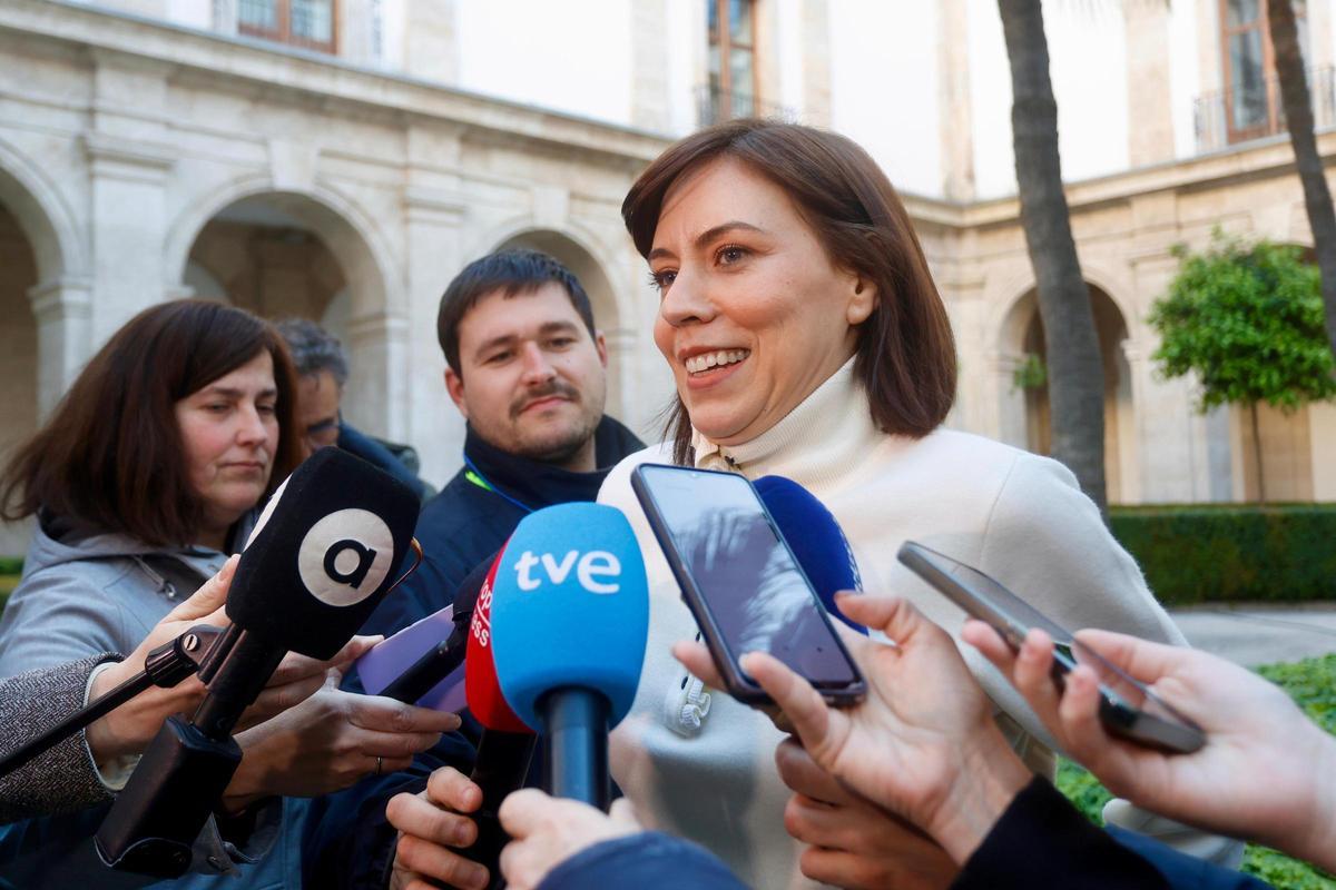 Diana Morant valora el nombramiento de Arcadi España como ministro de Hacienda.