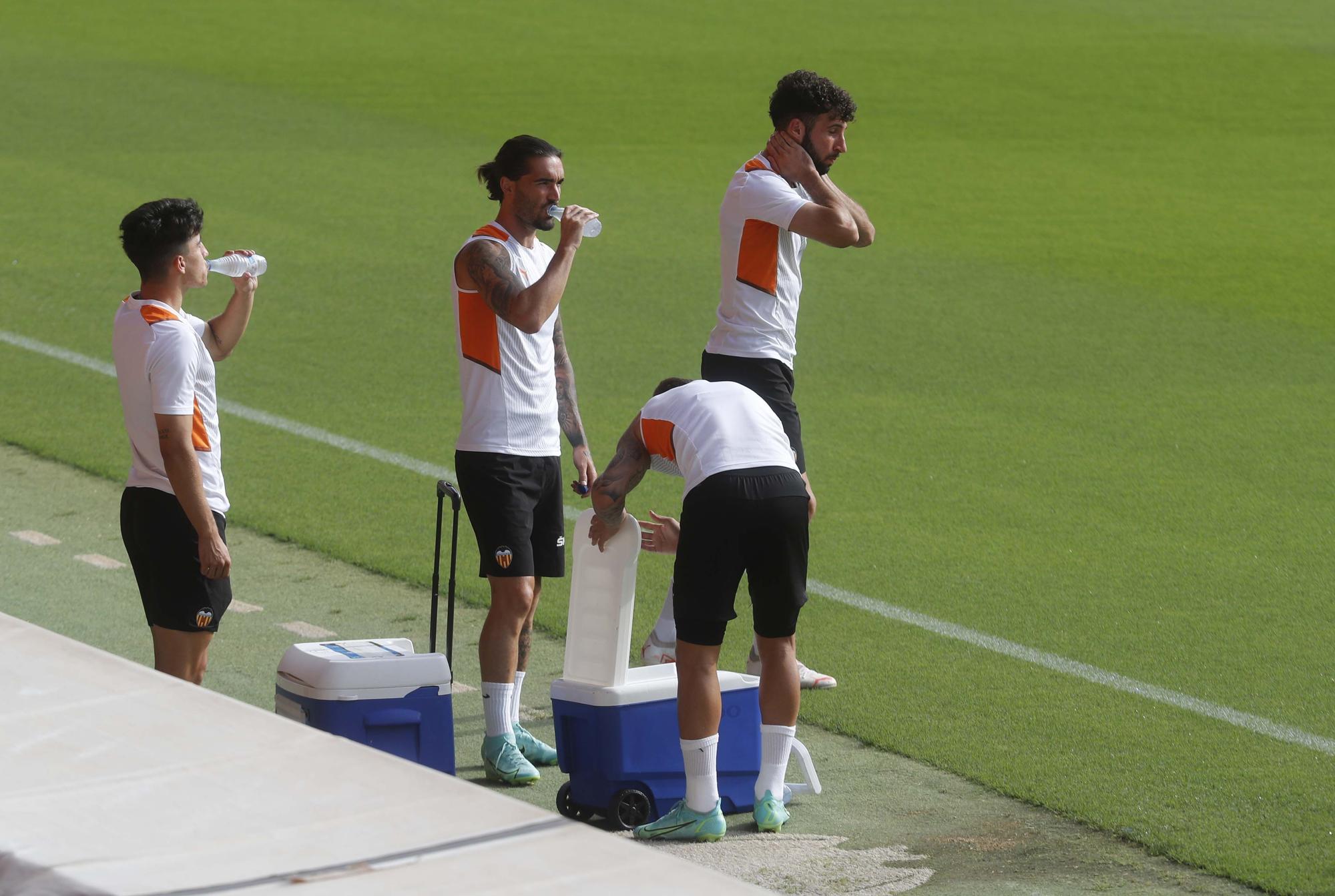 El Valencia CF ya trabaja en Mestalla el primer partido de LaLiga