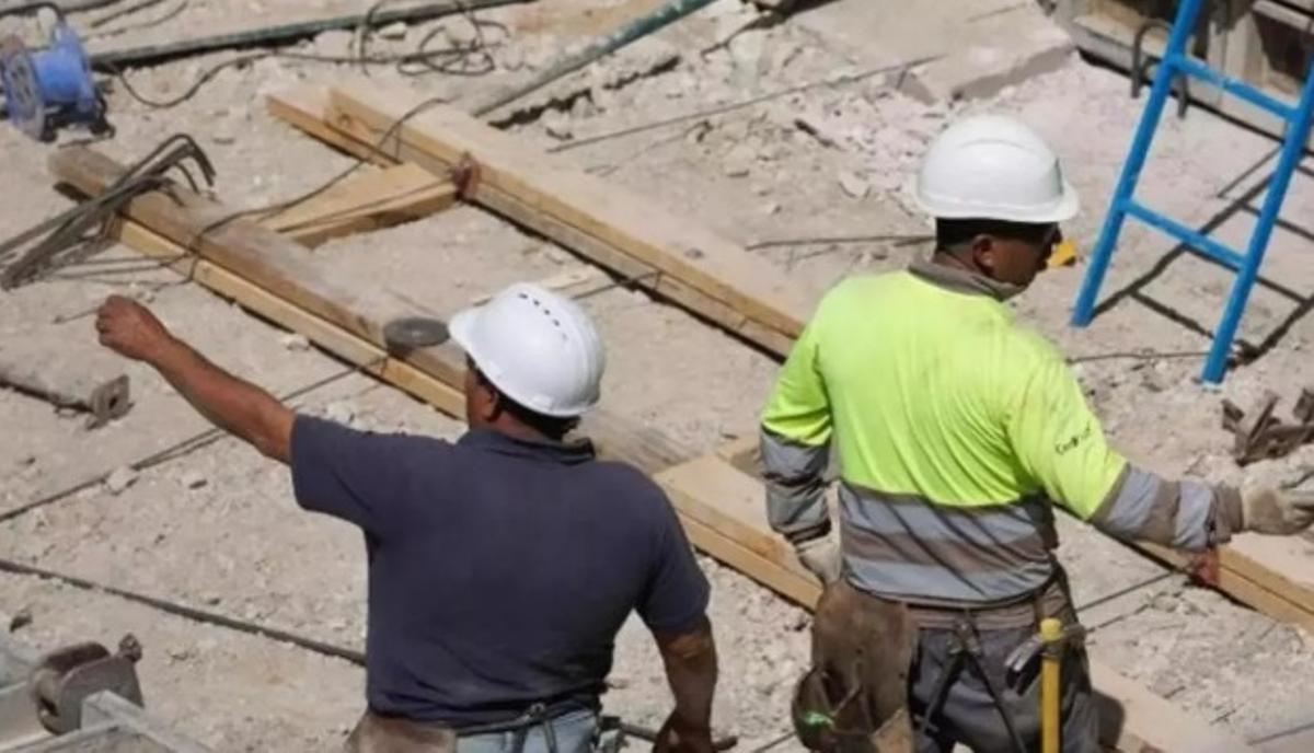 Trabajadores de la construcción.