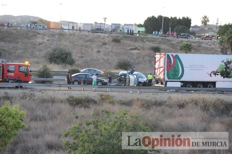 Grave accidente en Sangonera la Seca