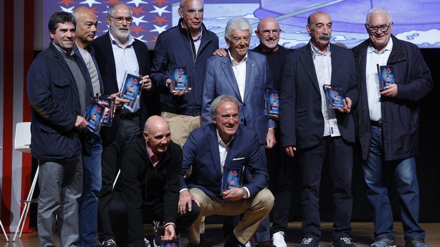 El Athletic campeón de los 80 celebra el 40 aniversario del título de Liga