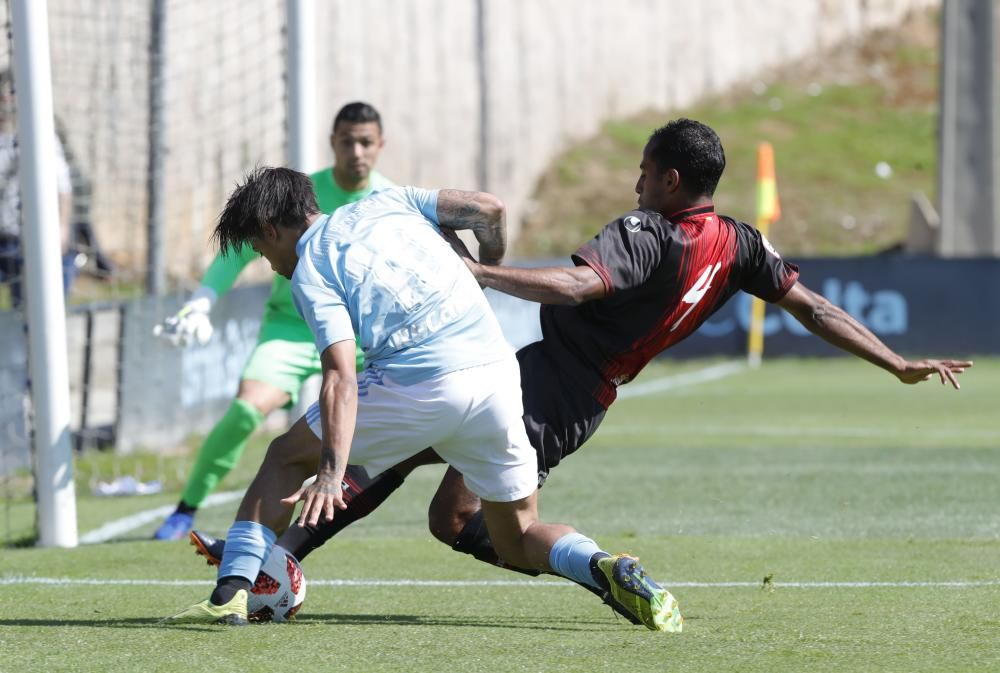 El filial celeste se puso con 2 goles en contra a los 15 min. en Barreiro, pero acabaría remontando con contundencia – A los 20, el marcador era de 2-2.