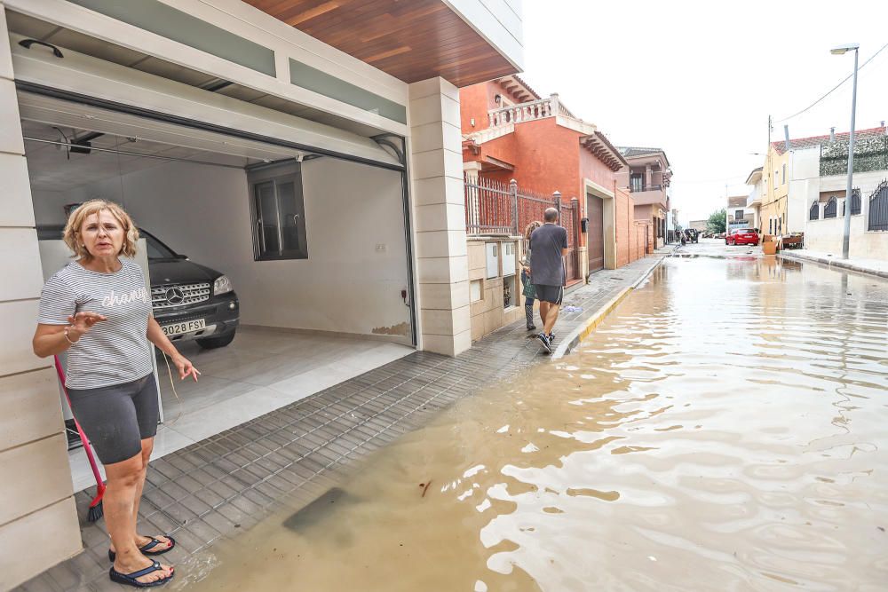 Esta pedanía oriolana ha sido de las más afectadas por las lluvias