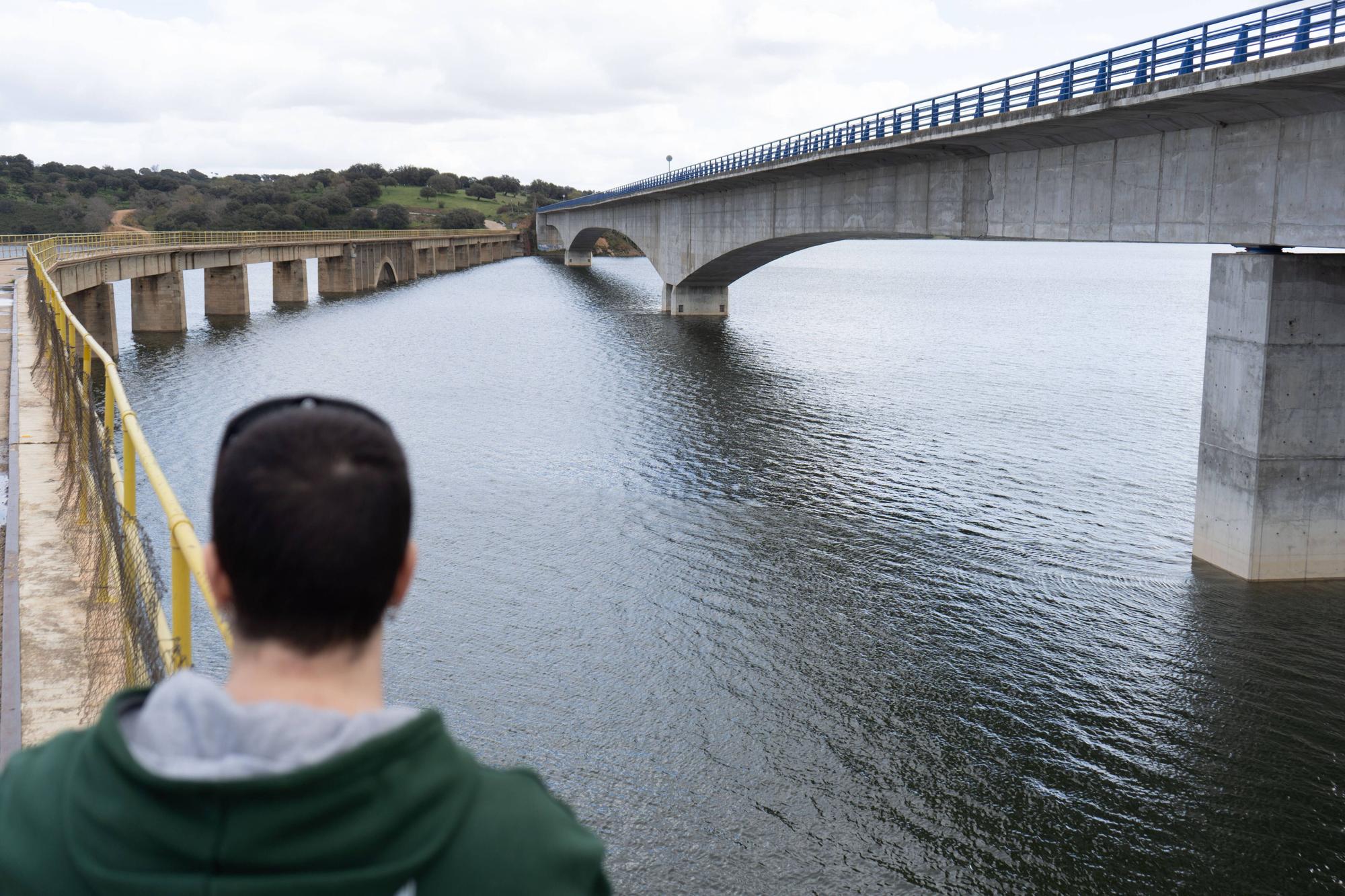 Estado del embalse de Ricobayo tras las lluvias caídas en la Semana Santa de 2024.