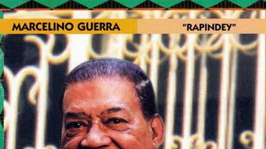 Marcelino Guerra &quot;Rapindey&quot; en la portada de uno de sus discos