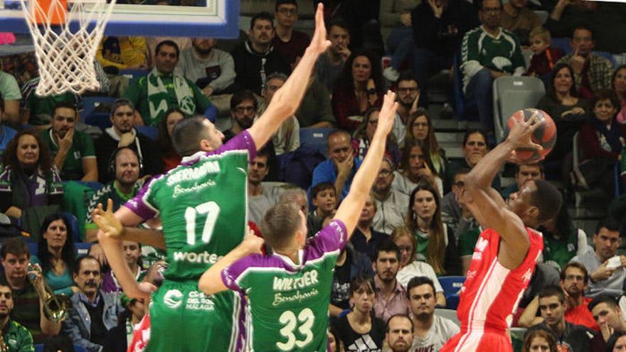 El Unicaja logró el sábado ante el UCAM de Murcia la octava victoria de lo que va de temporada en la Liga Endesa.