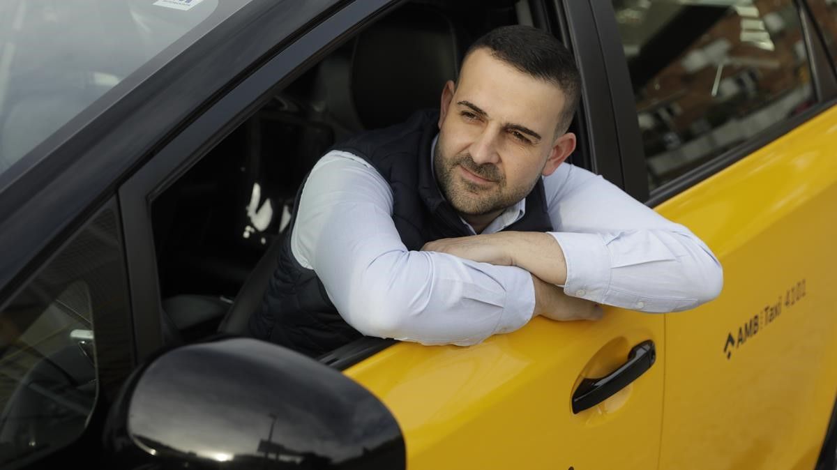 Carlos Rodríguez,  uno de los taxistas perjudicados.