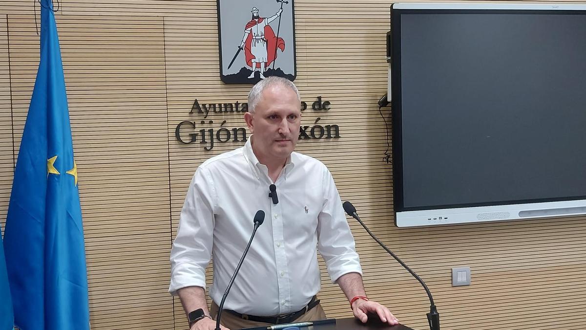 Antonio del Corro, este viernes en la sala de prensa del Ayuntamiento.