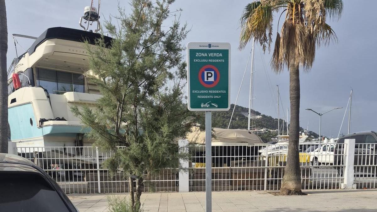 Las dos zonas de aparcamiento para residentes están en el Port d'Andratx.