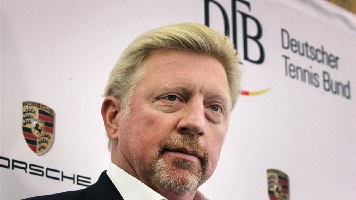 Boris Becker, durante su presentación como jefe del tenis alemán