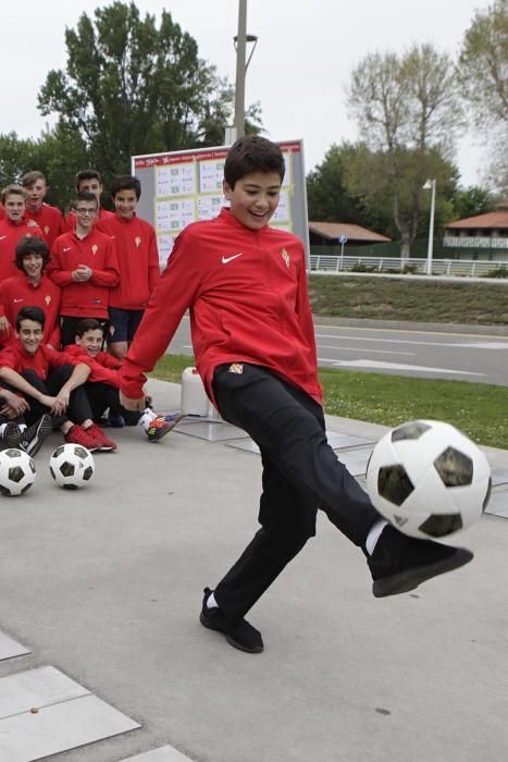 Fase gijonesa del concurso de toques de balón que lleva el nombre de Preciado