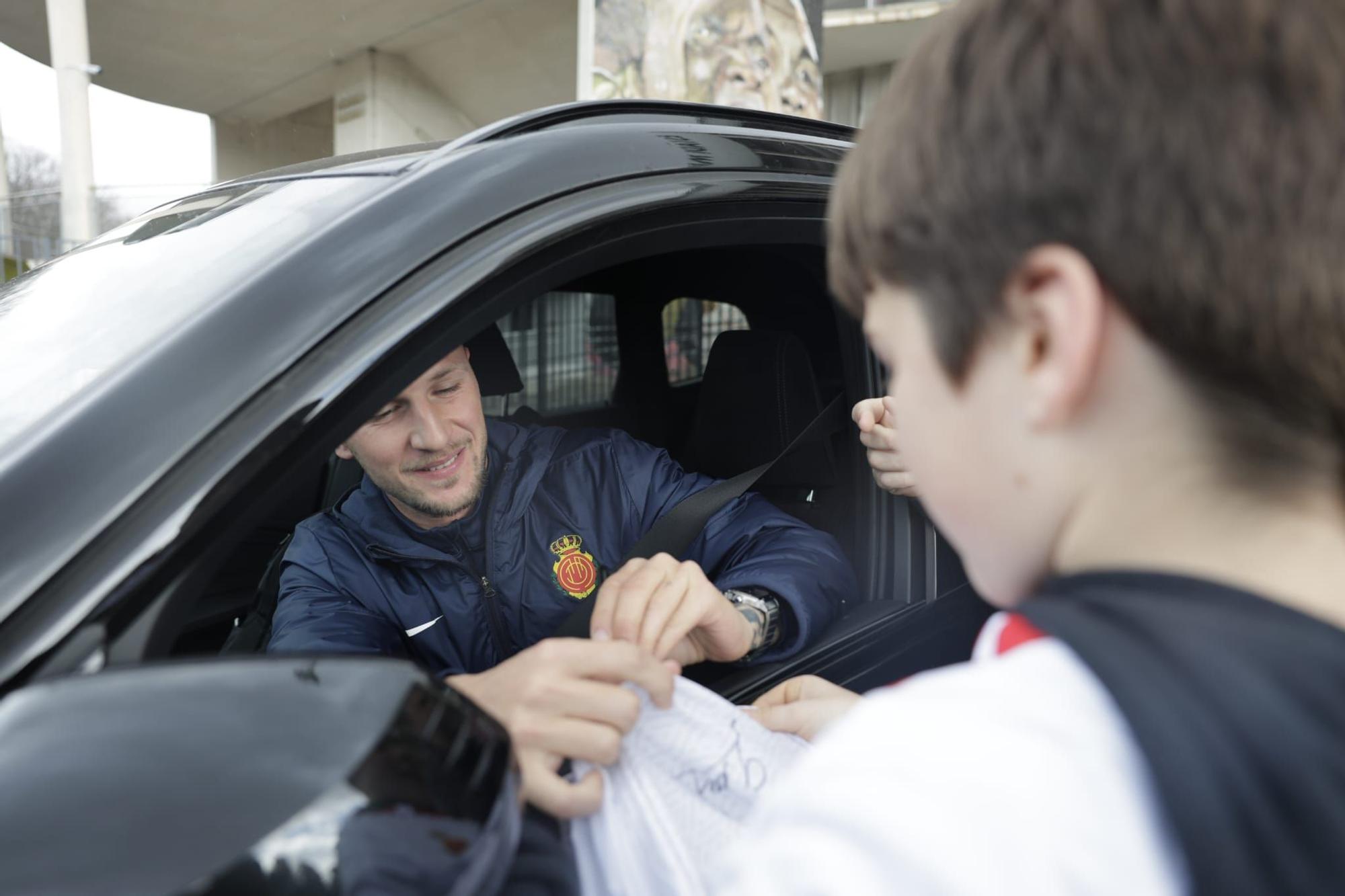 Recibimiento al Real Mallorca en Son Moix