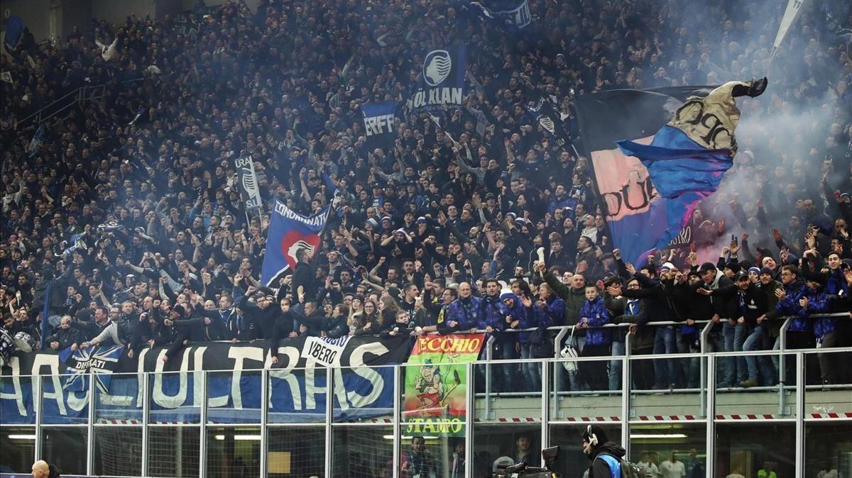 rpaniagua52373067 milan italy 19 02 2020 atalanta fans during the uefa ch200224211756 rpaniagua52373067 milan italy 19 02 2020 atalanta fans during the uefa ch200224211756