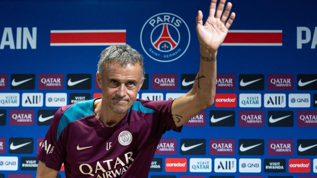 Luis Enrique, entrenador del PSG